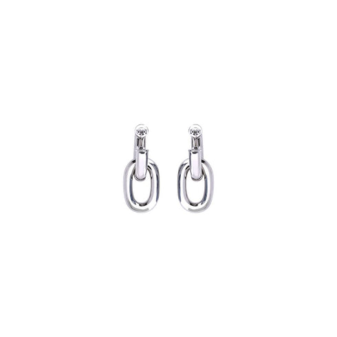 Rabanne Double XL Link Earrings